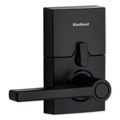 Kwikset SmartCode 917 Series Electronic Halifax Lever, Matte Black